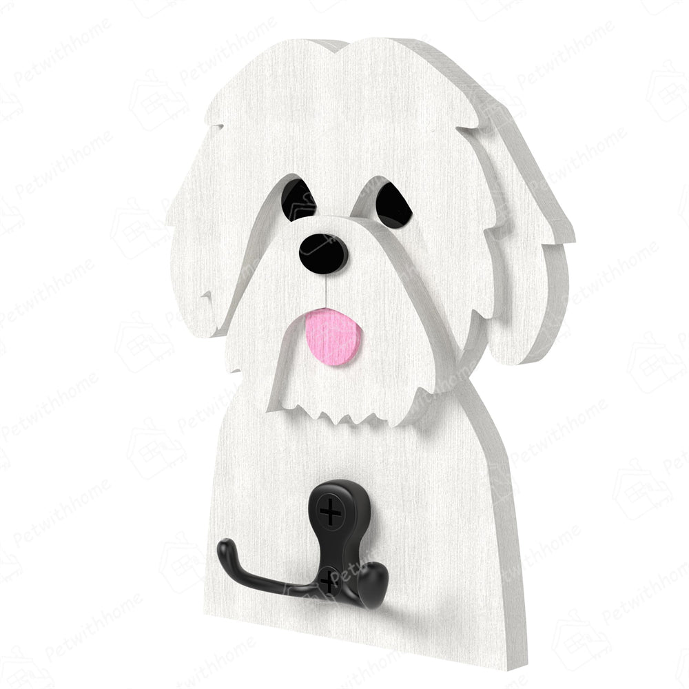 Shih Tzu Wooden Hook
