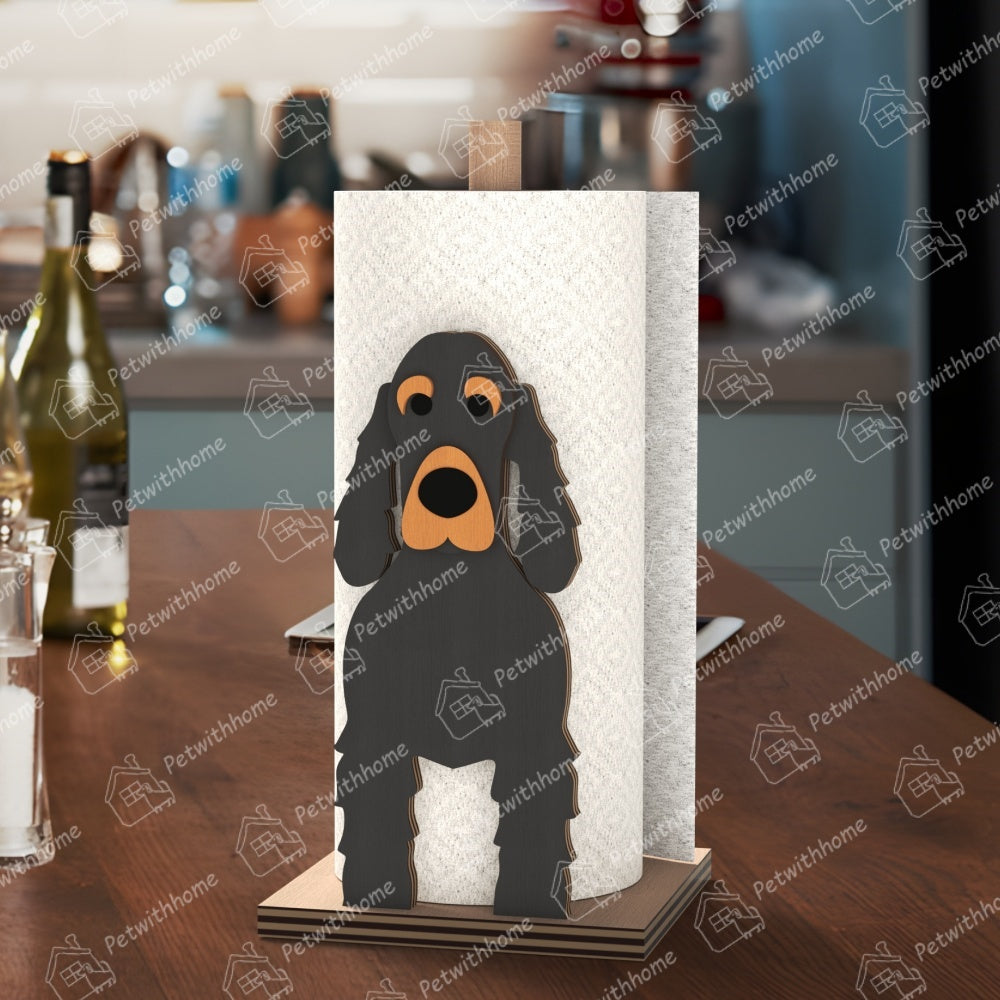 Cocker Spaniel Paper Towel Holder