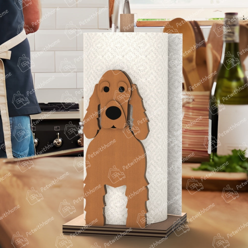 Cocker Spaniel Paper Towel Holder
