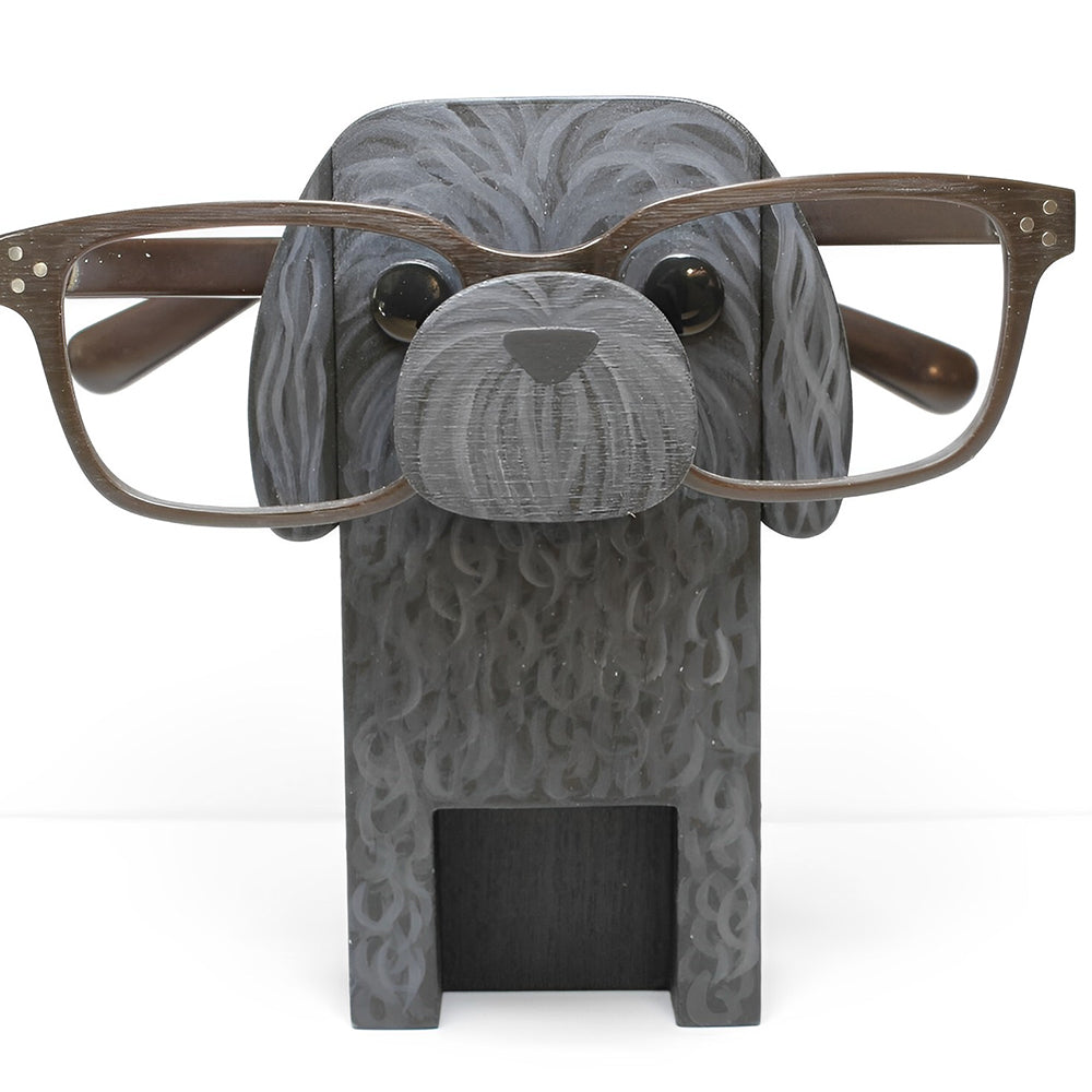 Wooden Cartoon Dog E Eyeglass Holder