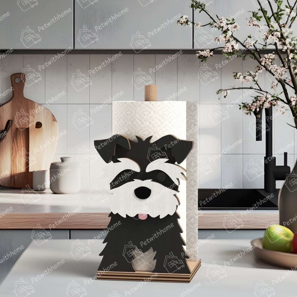 Schnauzer Paper Towel Holder