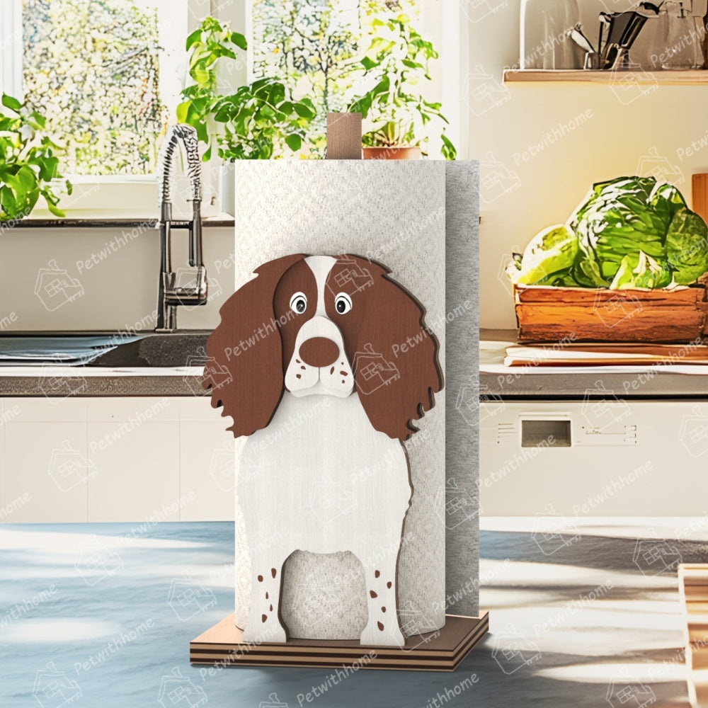 Springer Spaniel Paper Towel Holder