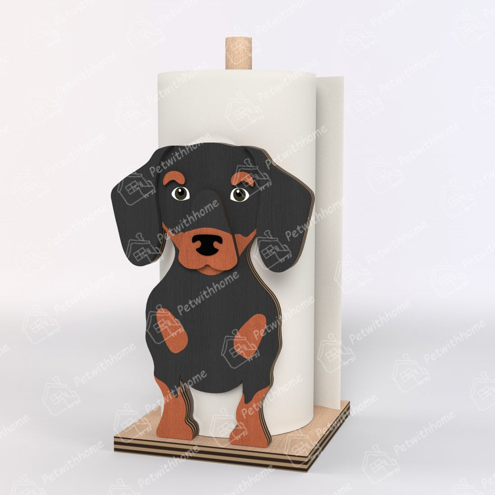 Dachshund Paper Towel Holder