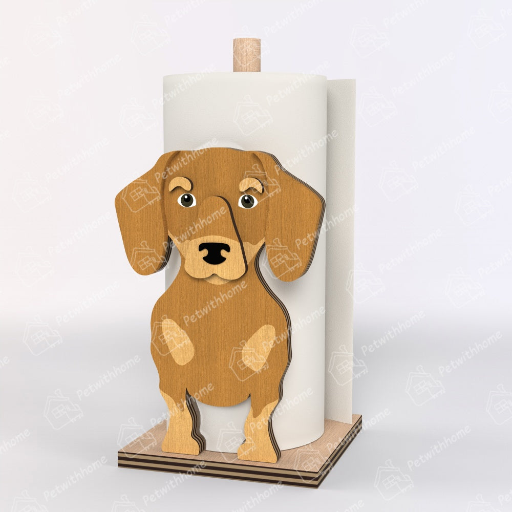 Dachshund Paper Towel Holder