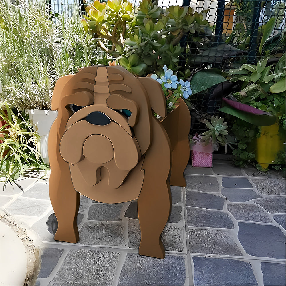 Bulldog Wooden Animal Bulldog Wooden Animal