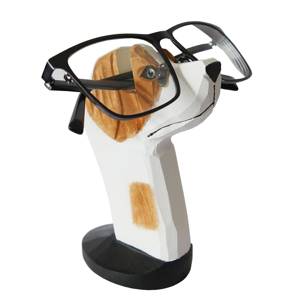 Wooden Cartoon Dog D Eyeglass Holder