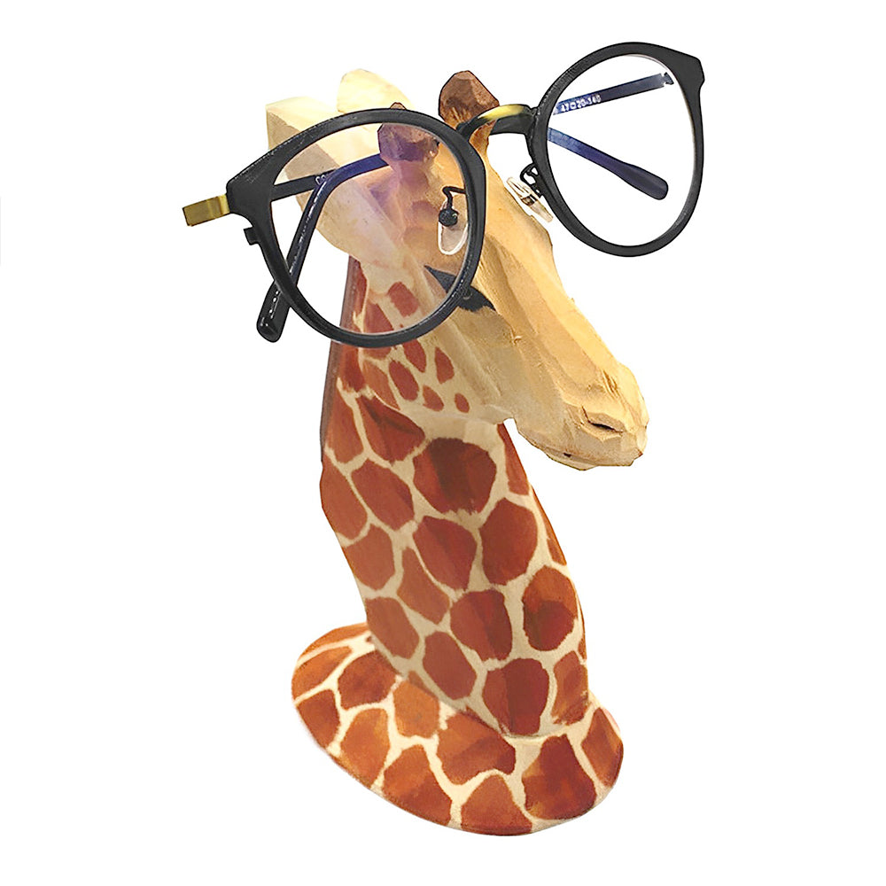 Wooden Cartoon Cute Giraffe Eyeglass Holder