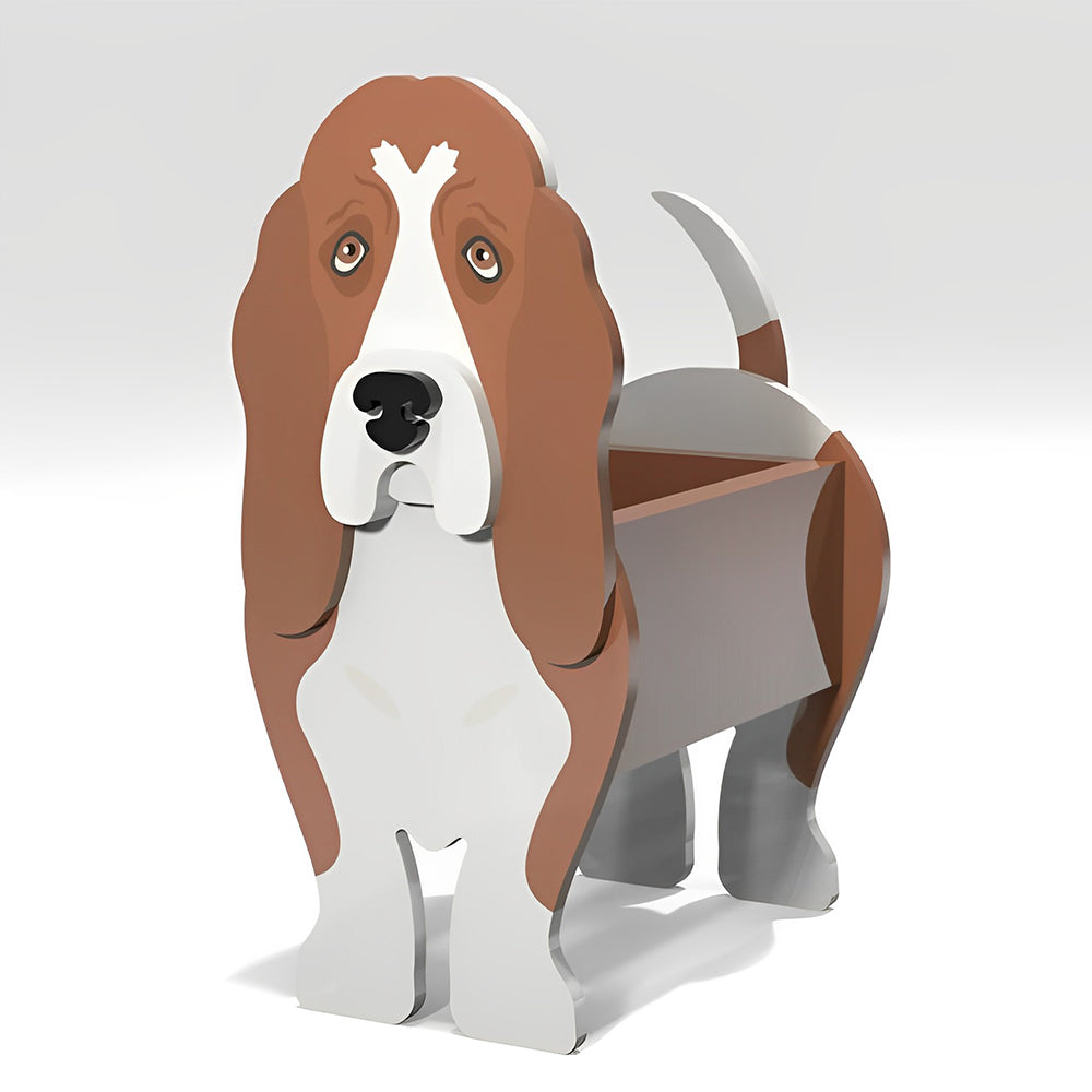 Basset Hound Planter